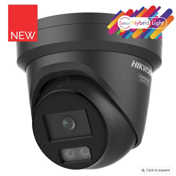 Hikvision IP Hybrid ColorVu 3.0 4MP 30m Turret Dome with Microphone 2.8mm (DS-2CD2347G3-LI2UY-2.8MM)